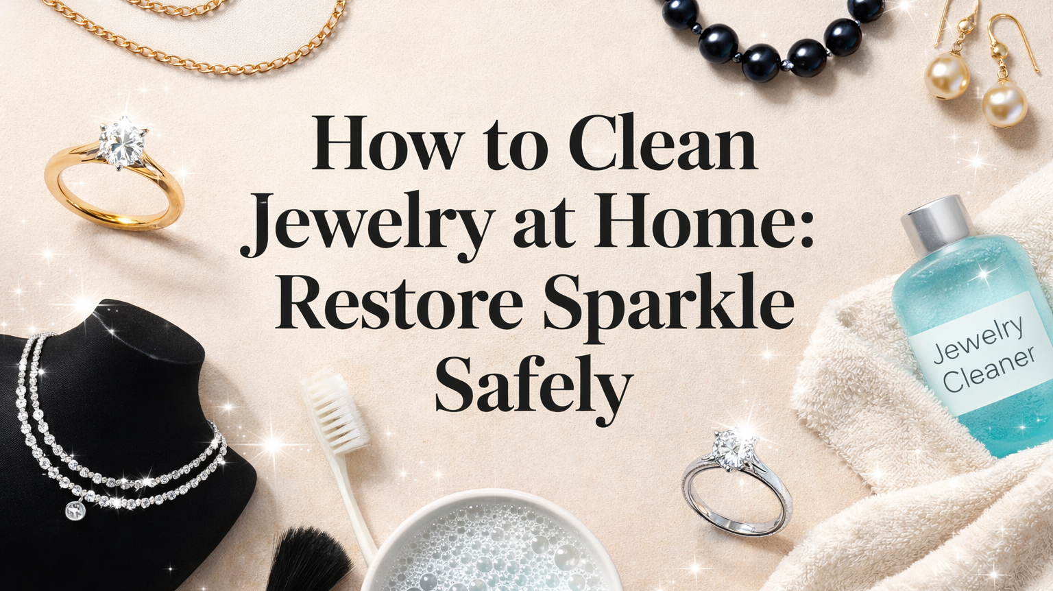 How to Clean Jewelry at Home: Restore Sparkle Safely