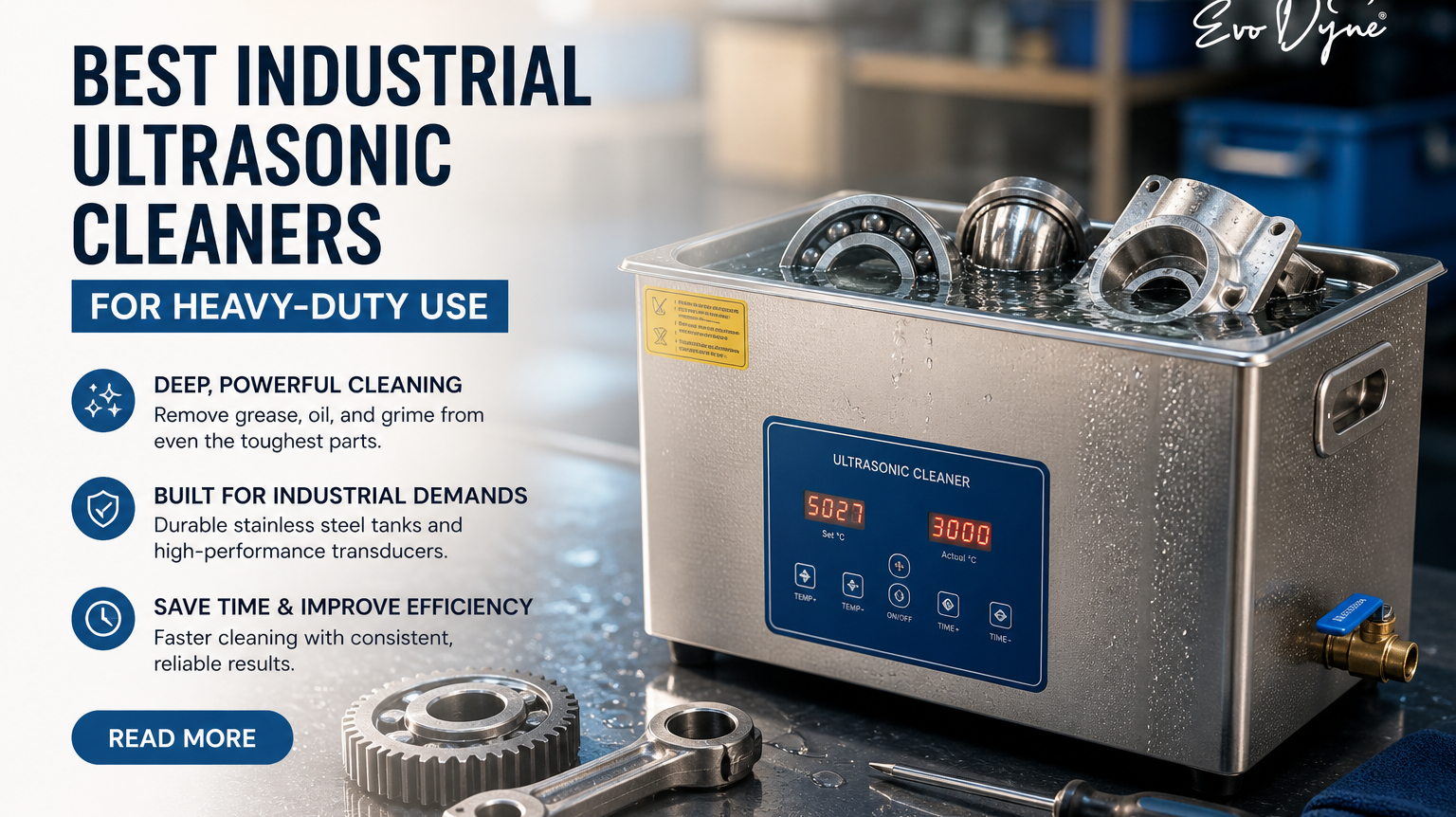 Best Industrial Ultrasonic Cleaners for Heavy-Duty Use: Innovative Solutions for Efficient Parts Cleaning