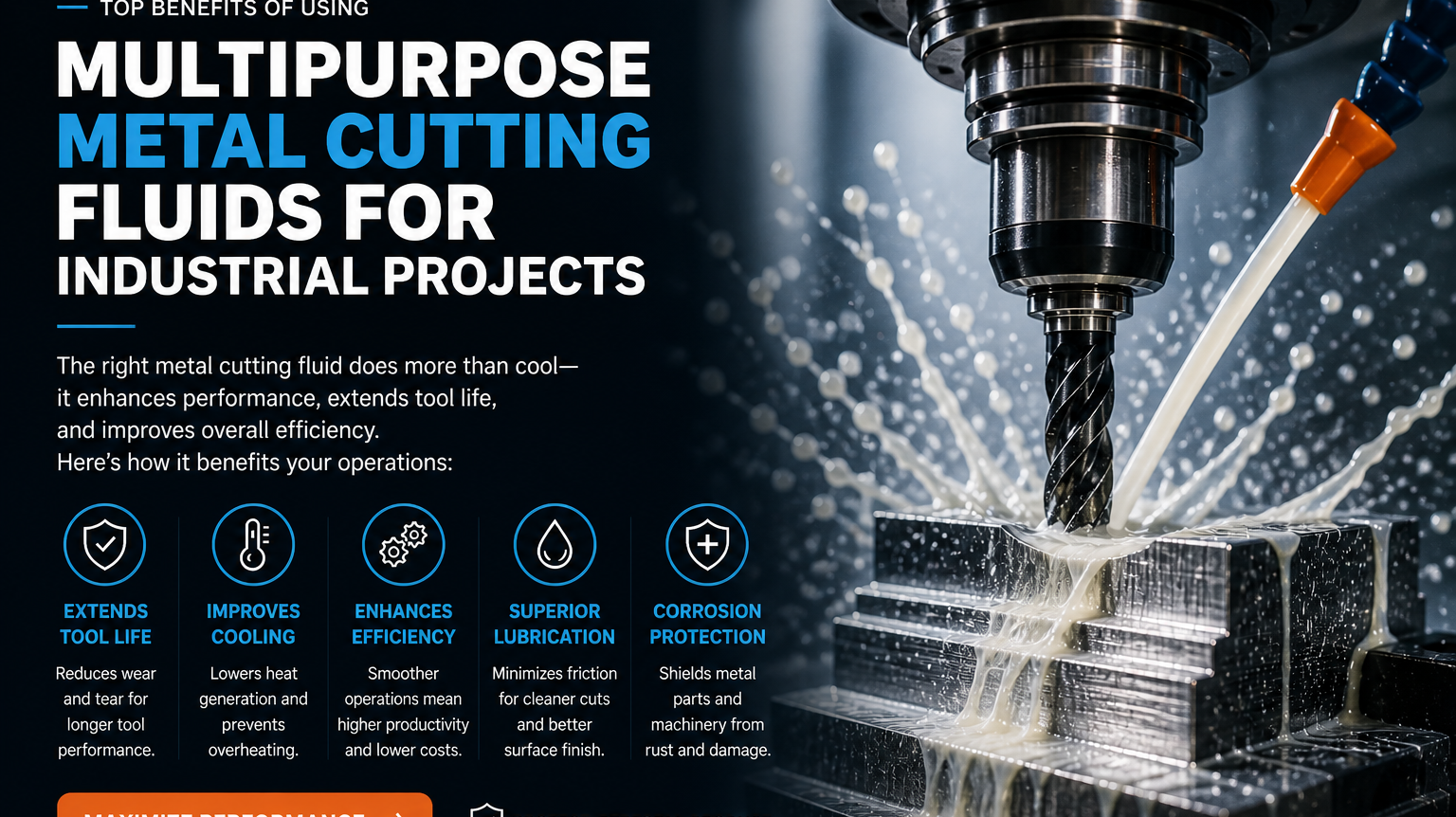 Top Benefits of Using Multipurpose Metal Cutting Fluids for Industrial Projects