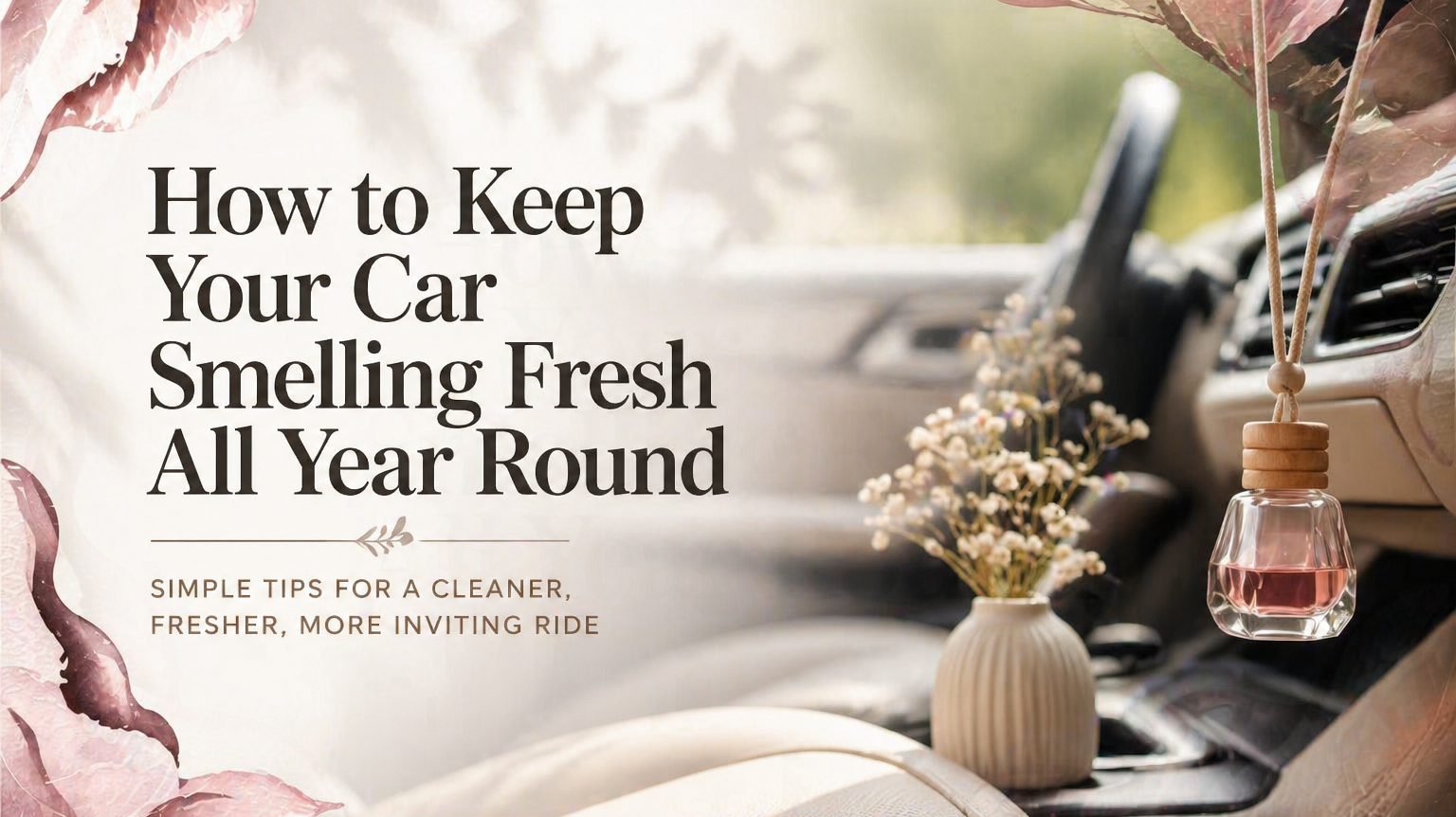 How to Keep Your Car Smelling Fresh All Year Round