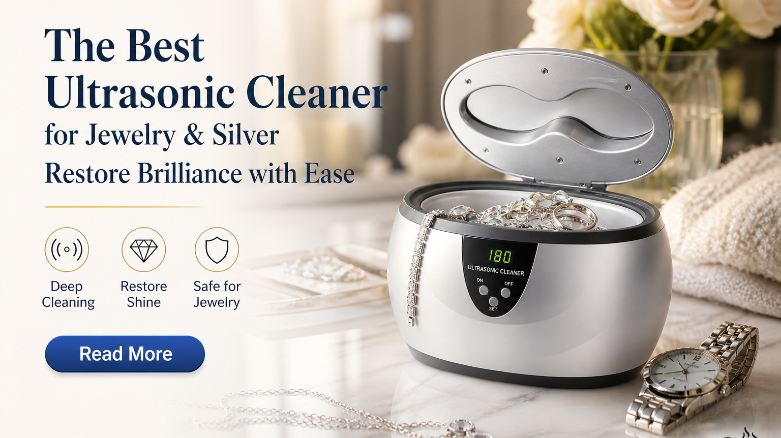 The Best Ultrasonic Cleaner for Jewelry & Silver: Restore Brilliance with Ease