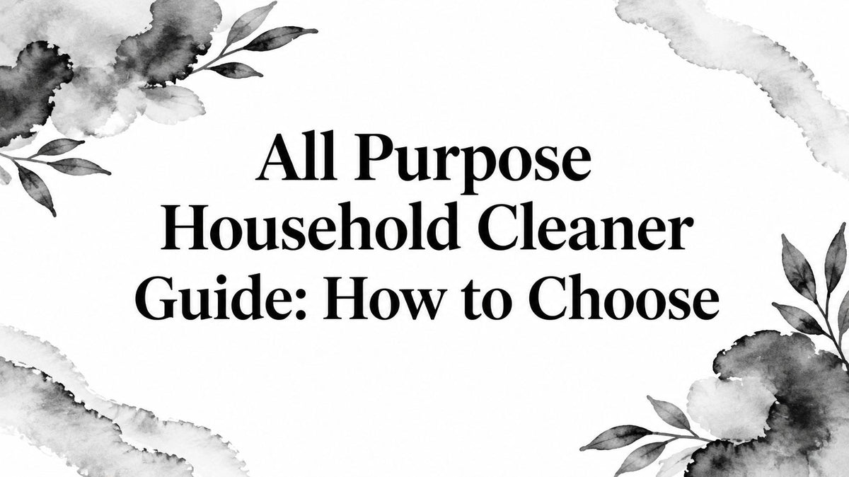 All Purpose Household Cleaner Guide: How to Choose