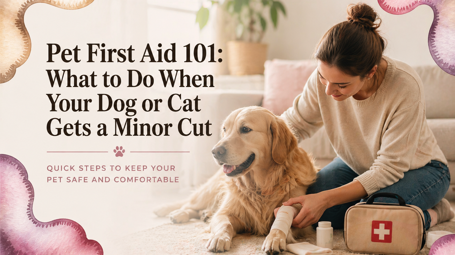 Pet First Aid 101: What to Do When Your Dog or Cat Gets a Minor Cut