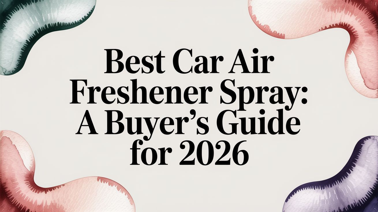 Best Car Air Freshener Spray: A Buyer's Guide for 2026