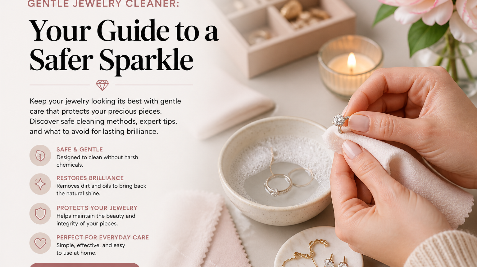 Gentle Jewelry Cleaner: Your Guide to a Safer Sparkle