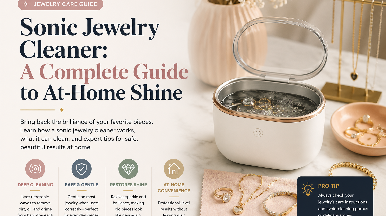 Sonic Jewelry Cleaner: A Complete Guide to At-Home Shine