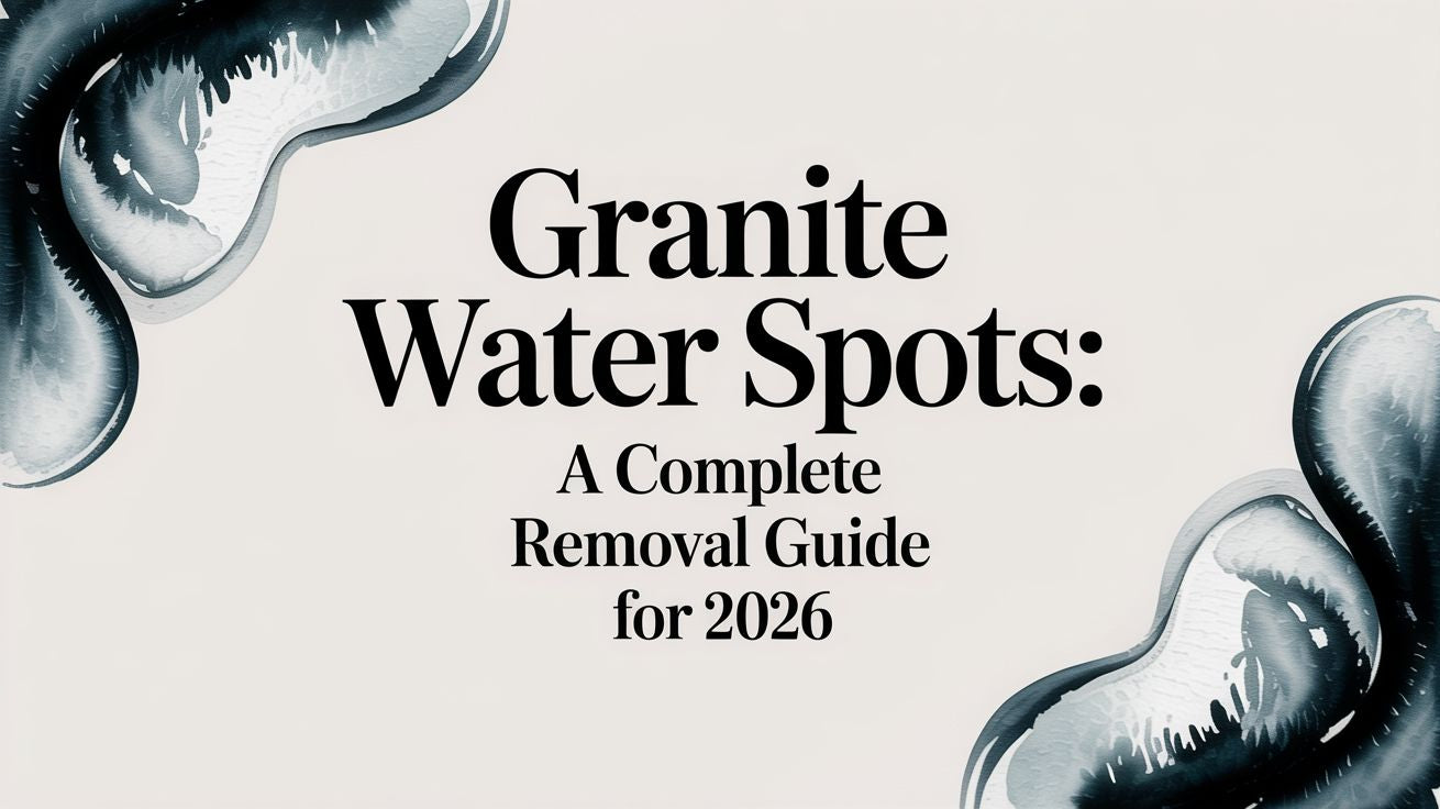 Granite Water Spots: A Complete Removal Guide for 2026