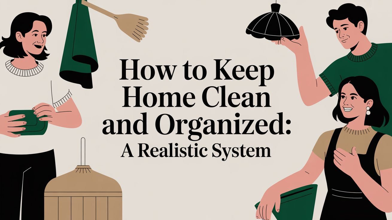 How to Keep Home Clean and Organized: A Realistic System
