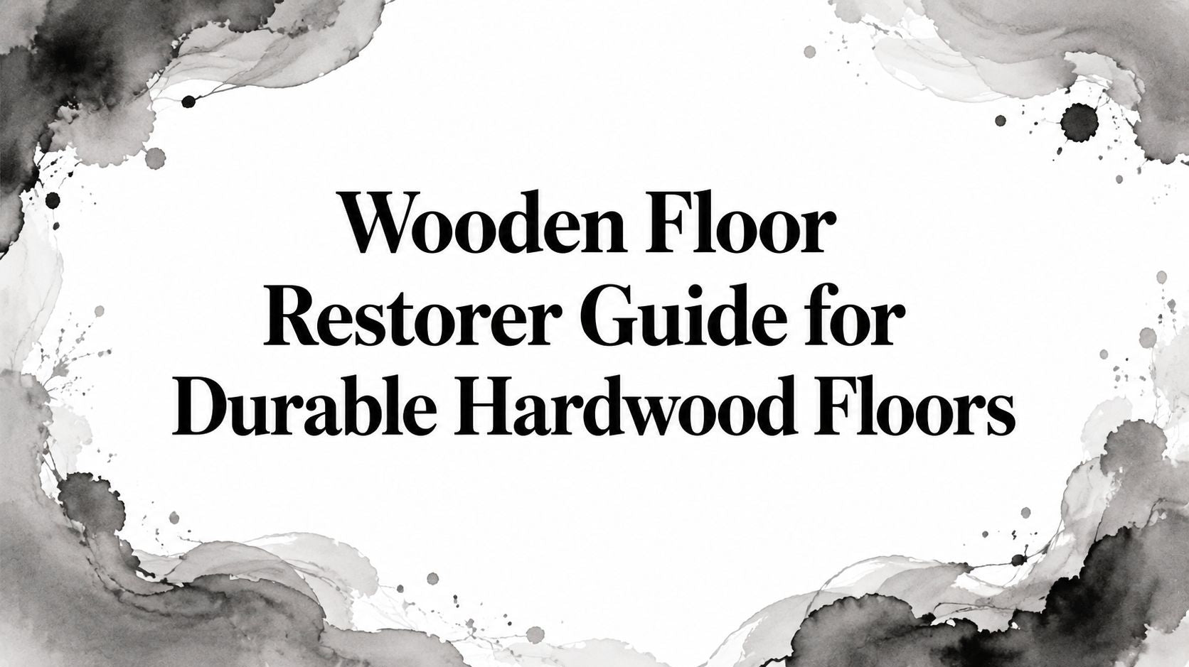Wooden Floor Restorer Guide for Durable Hardwood Floors