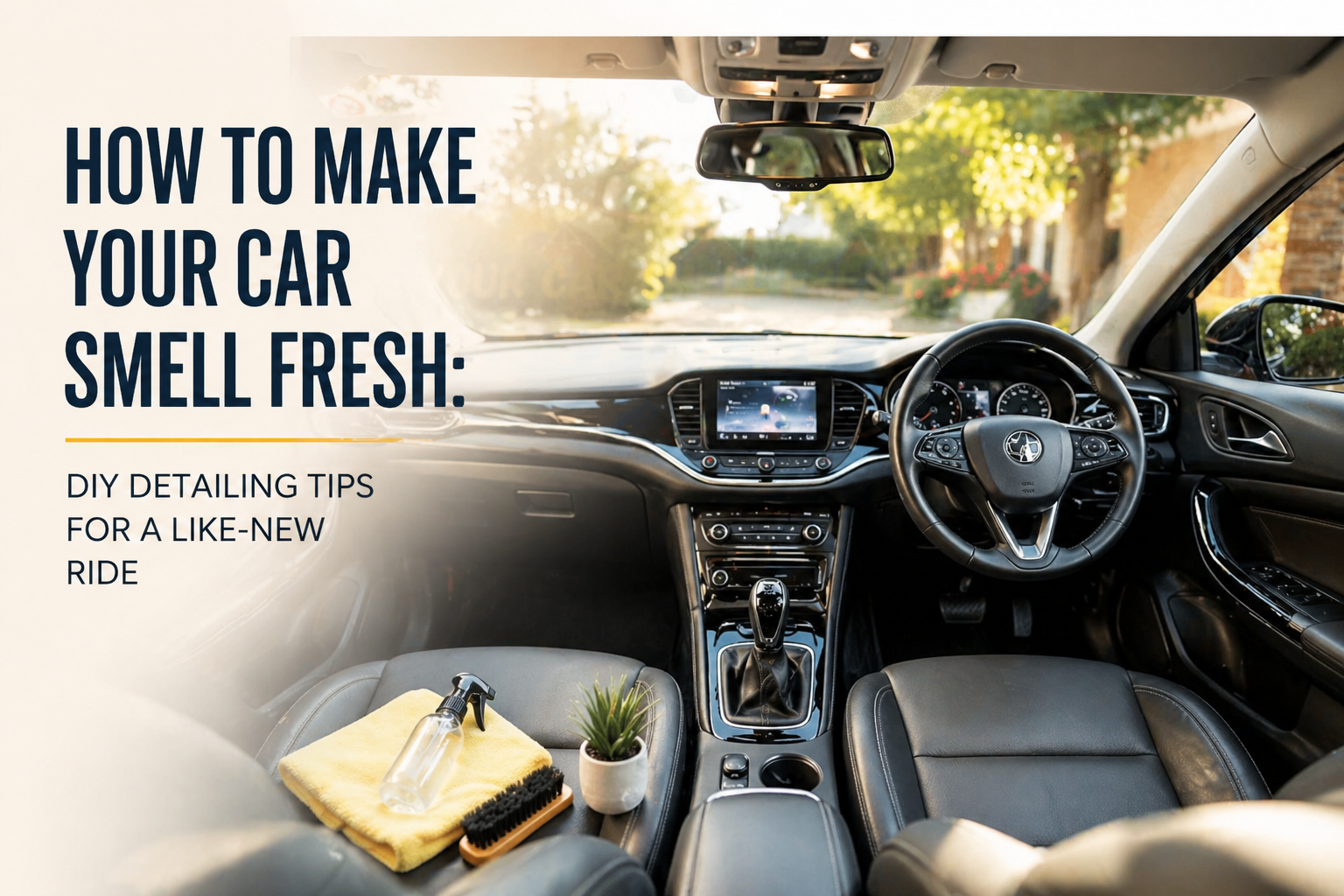 How to Make Your Car Smell Fresh: DIY Detailing Tips for a Like-New Ride