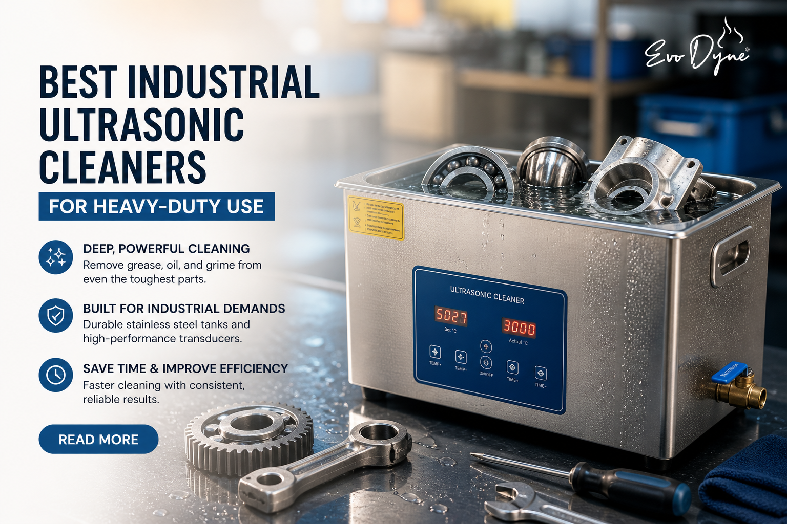 Best Industrial Ultrasonic Cleaners for Heavy-Duty Use: Innovative Solutions for Efficient Parts Cleaning