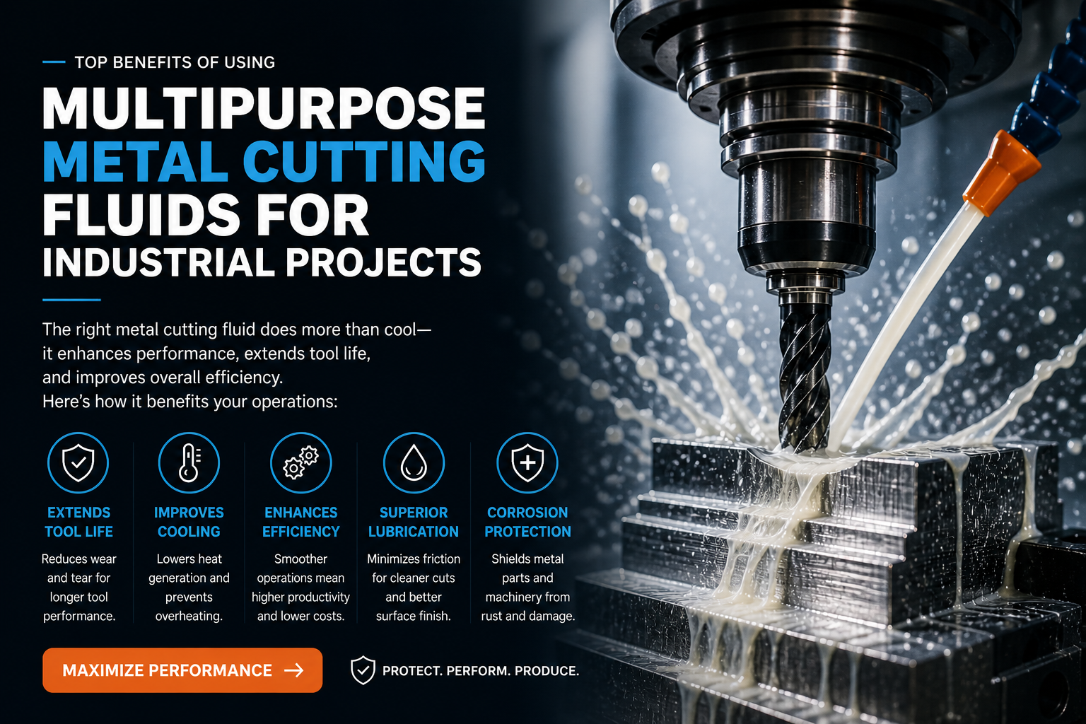 Top Benefits of Using Multipurpose Metal Cutting Fluids for Industrial Projects