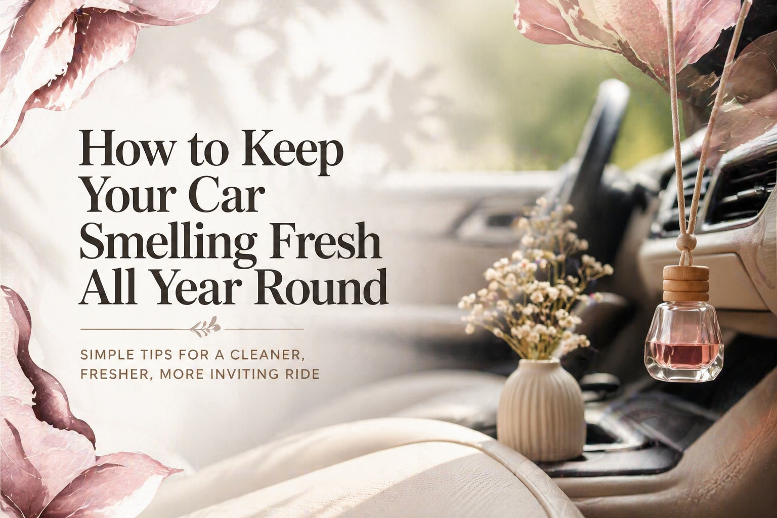How to Keep Your Car Smelling Fresh All Year Round