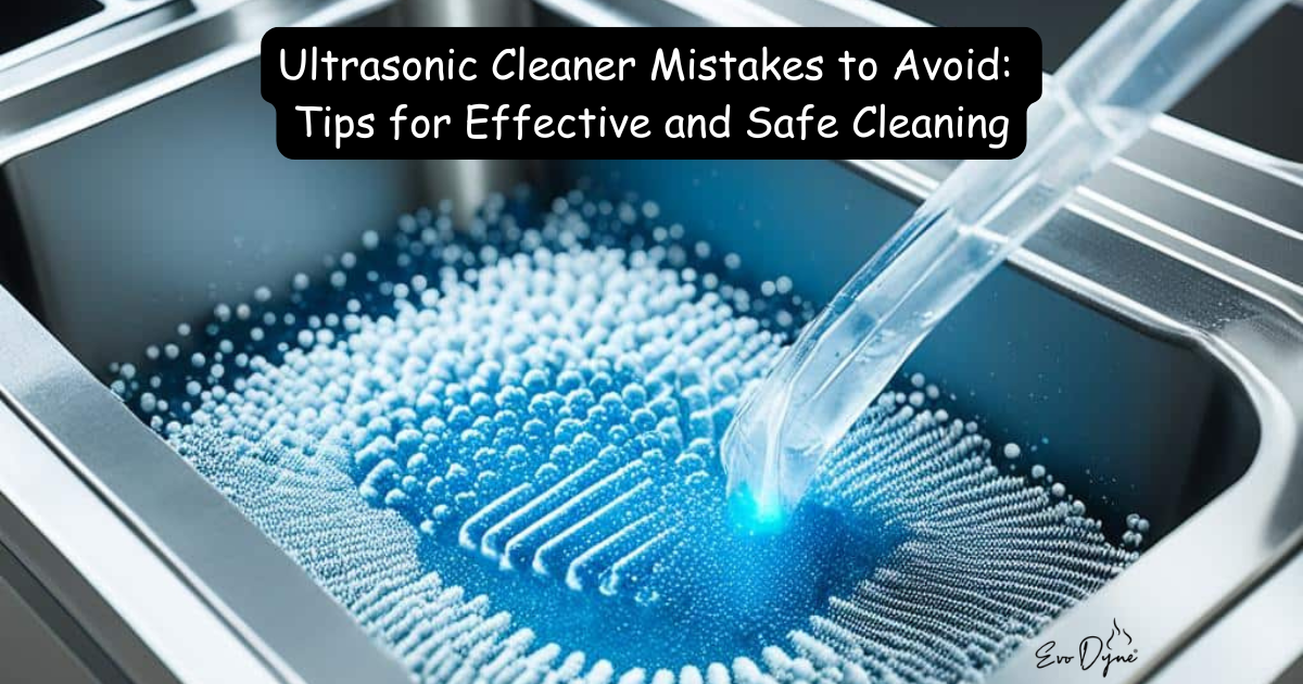 Ultrasonic Cleaner Mistakes to Avoid: Tips for Effective and Safe Cleaning