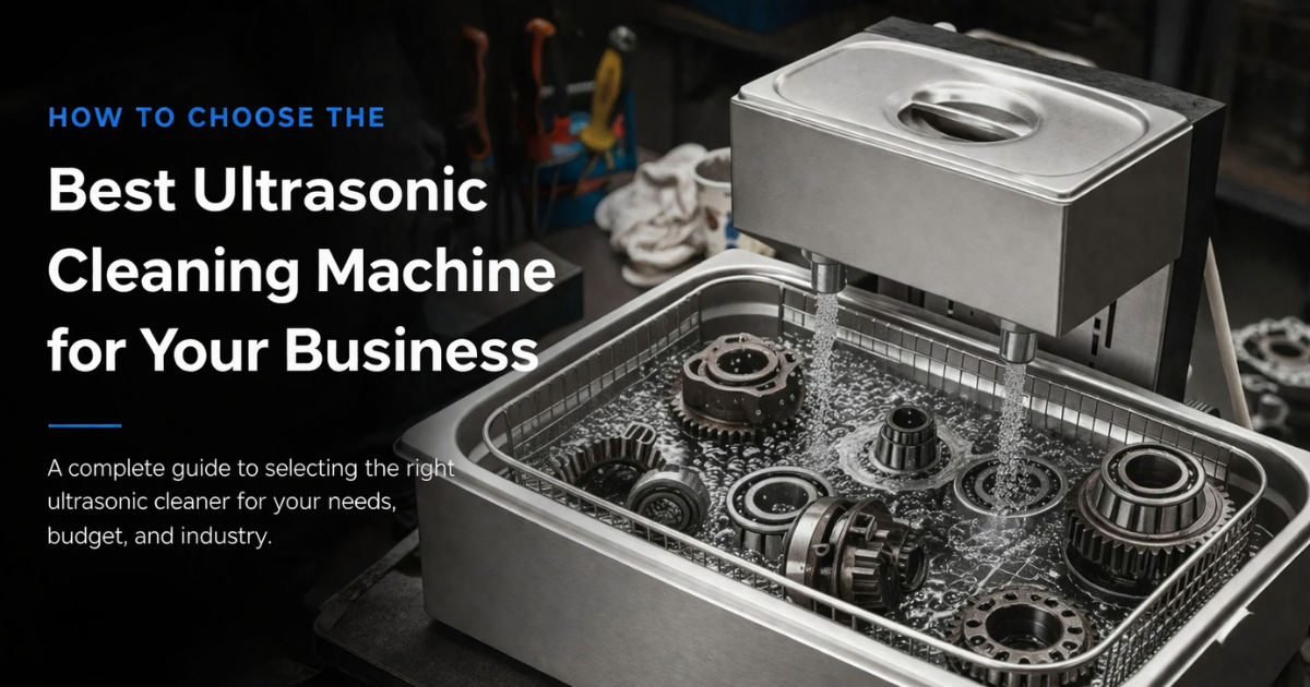 How to Choose the Best Ultrasonic Cleaning Machine for Your Business: A Complete Guide