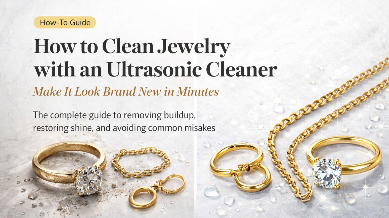 Discover Your Best Solution for Ultrasonic Jewelry Cleaner