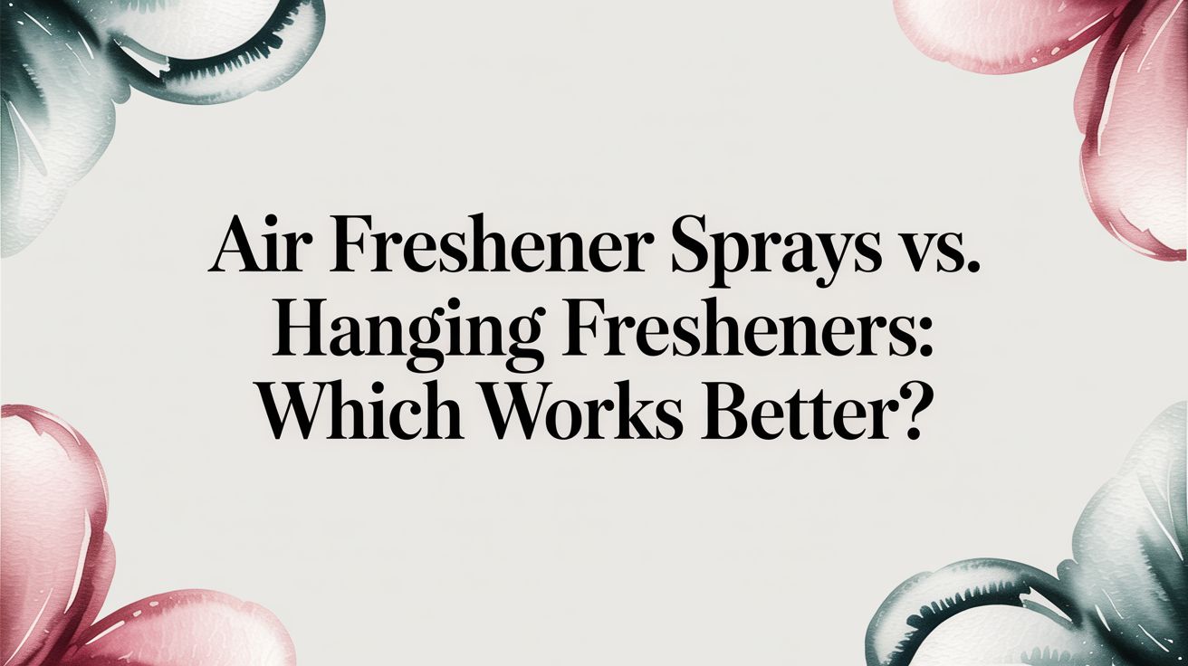 Air Freshener Sprays vs. Hanging Fresheners: Which Works Better?