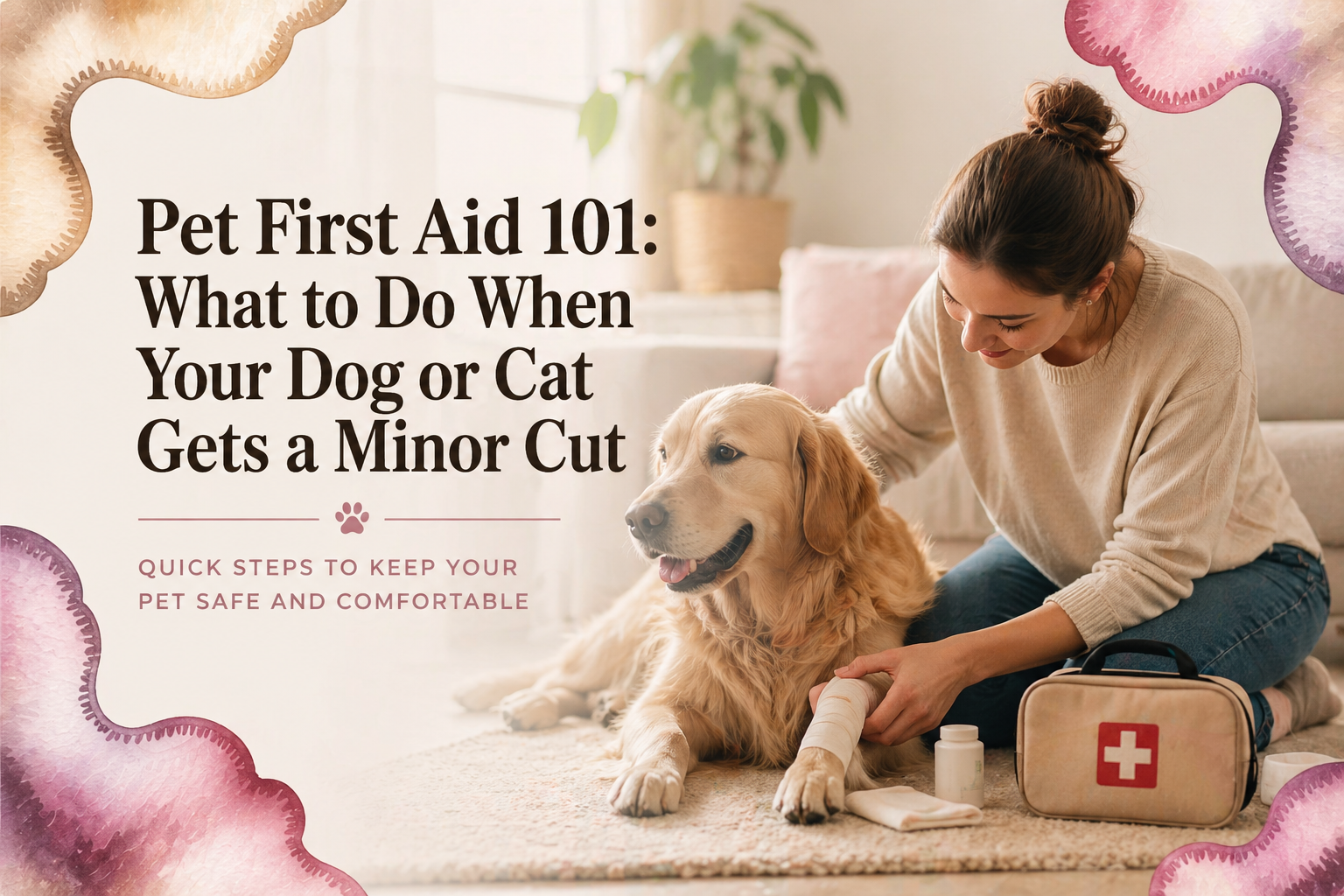 Pet First Aid 101: What to Do When Your Dog or Cat Gets a Minor Cut