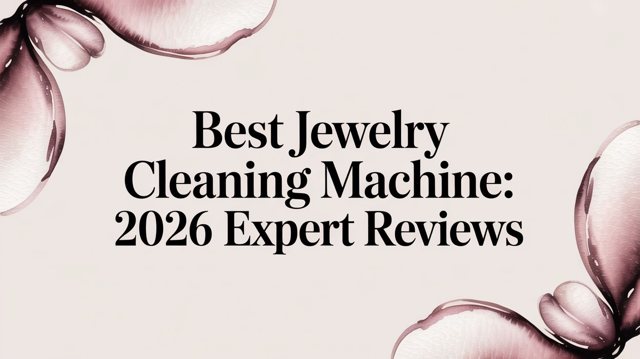 Best Jewelry Cleaning Machine: 2026 Expert Reviews