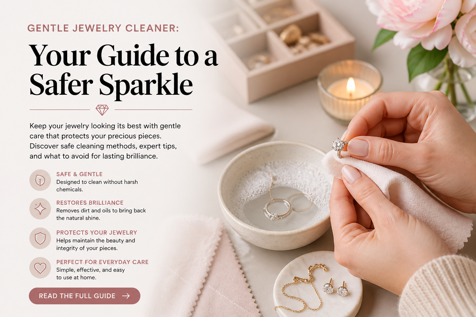 Gentle Jewelry Cleaner: Your Guide to a Safer Sparkle
