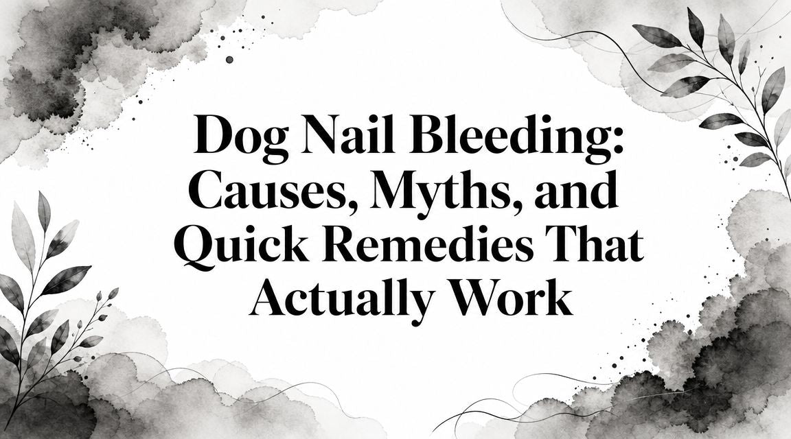 Dog Nail Bleeding: Causes, Myths, and Quick Remedies That Actually Work