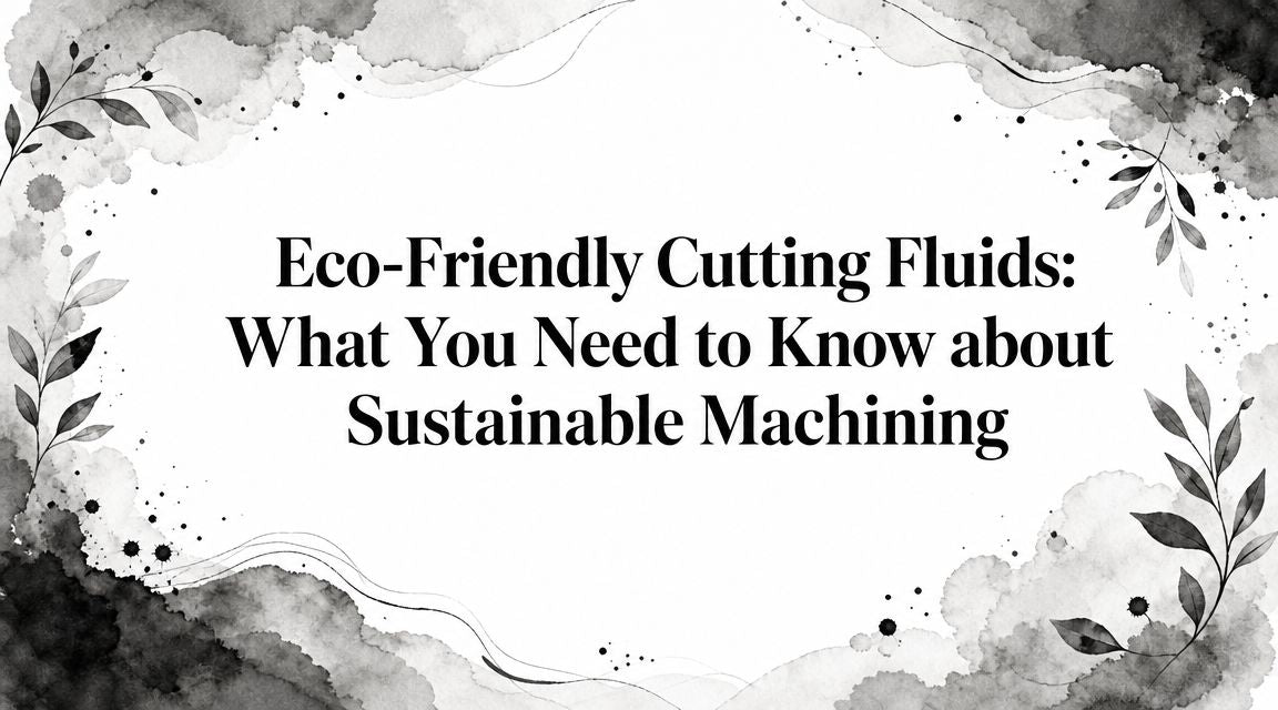 Eco-Friendly Cutting Fluids: What You Need to Know about Sustainable Machining