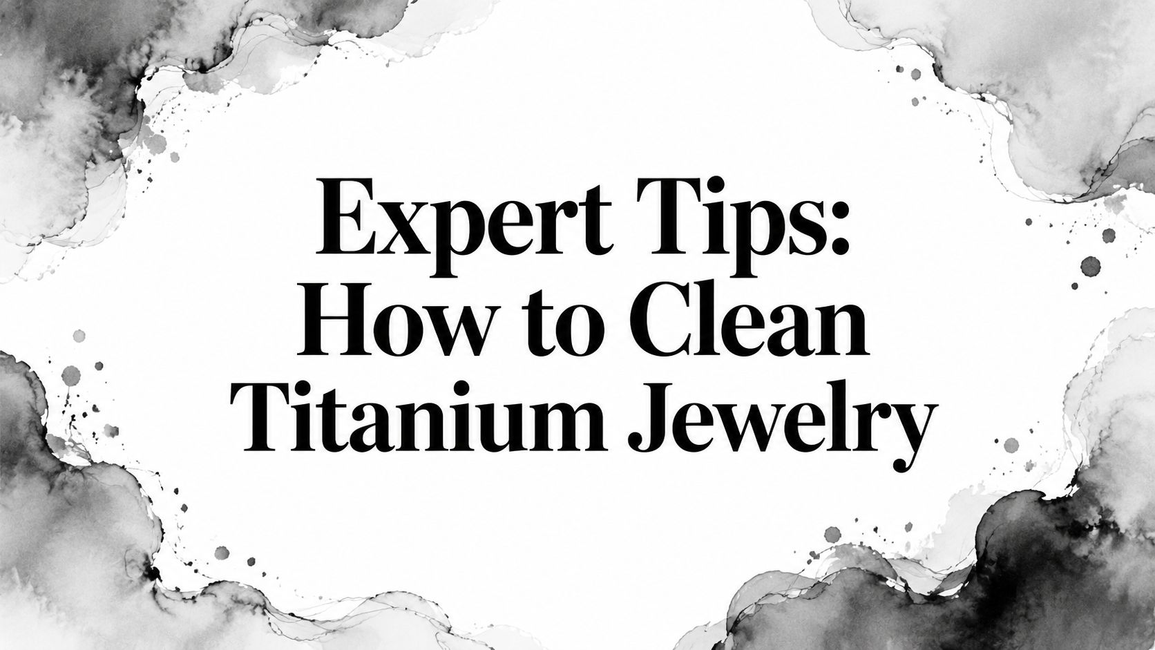 Expert Tips: How to Clean Titanium Jewelry