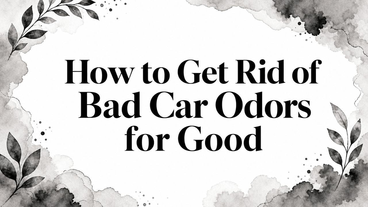 How to Get Rid of Bad Car Odors for Good
