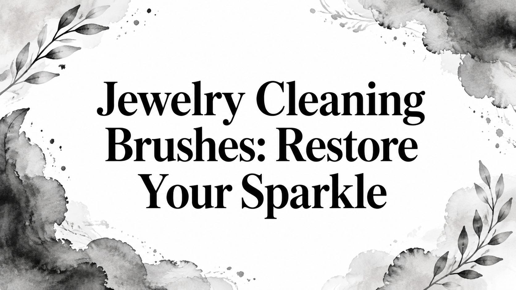 Jewelry Cleaning Brushes: Restore Your Sparkle