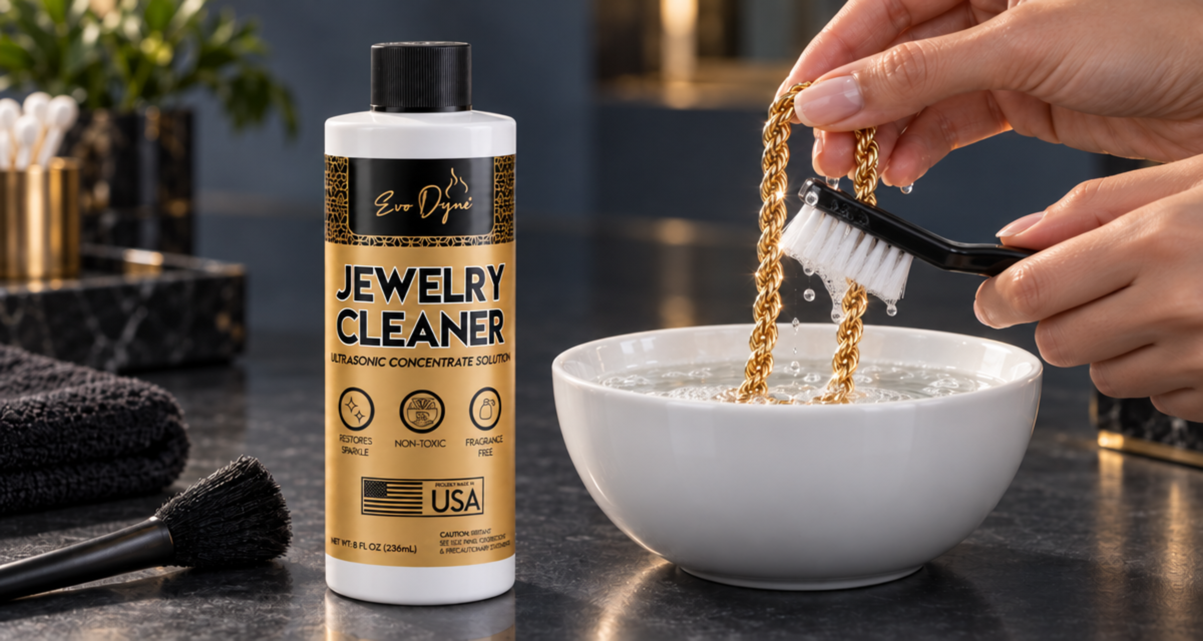 Remove Tarnish Gold Safely at Home