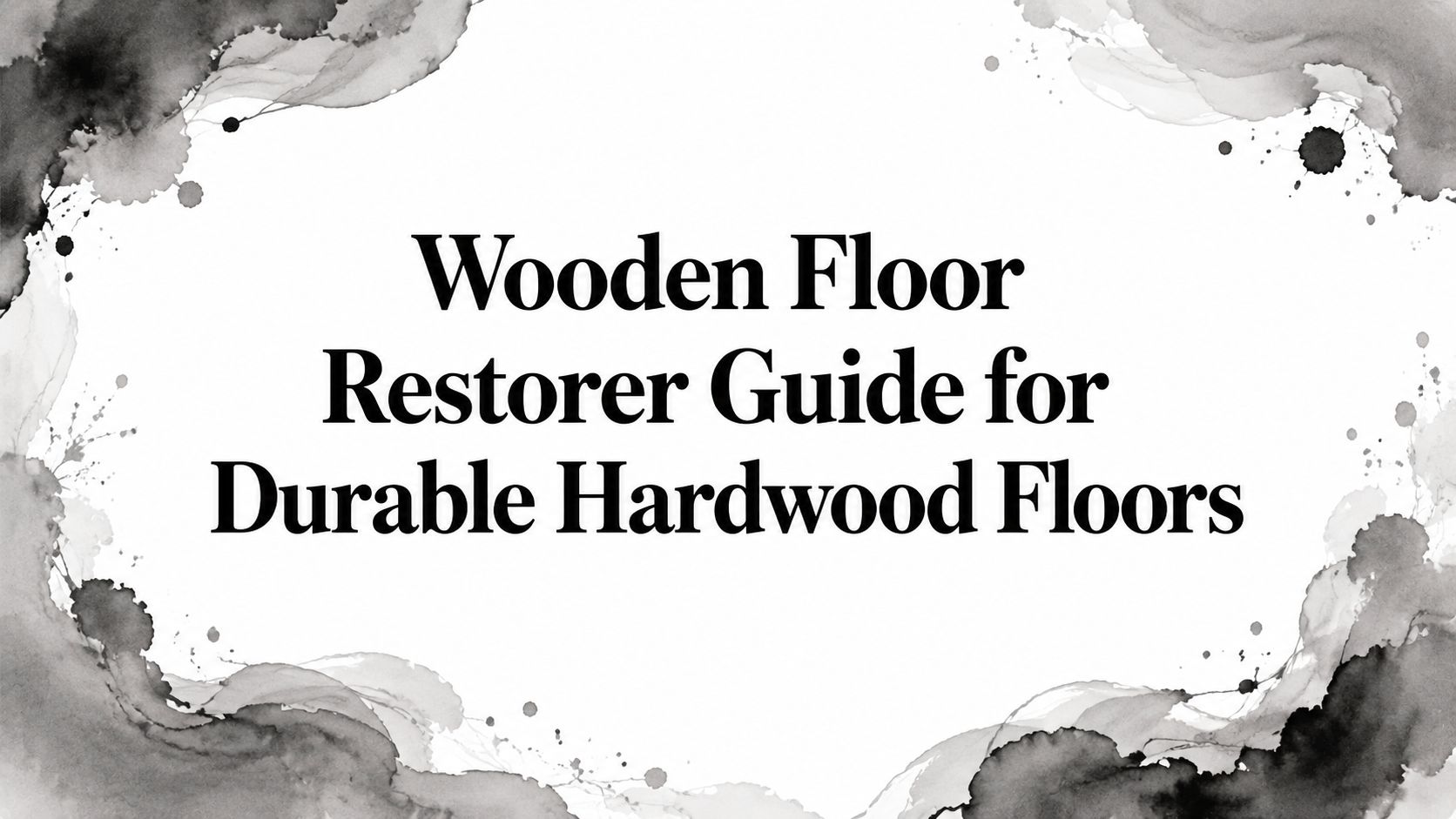Wooden Floor Restorer Guide for Durable Hardwood Floors